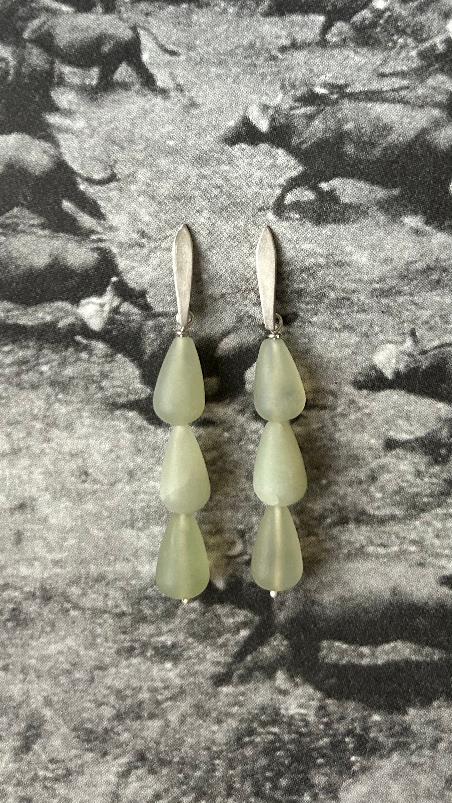 Three drops earrings