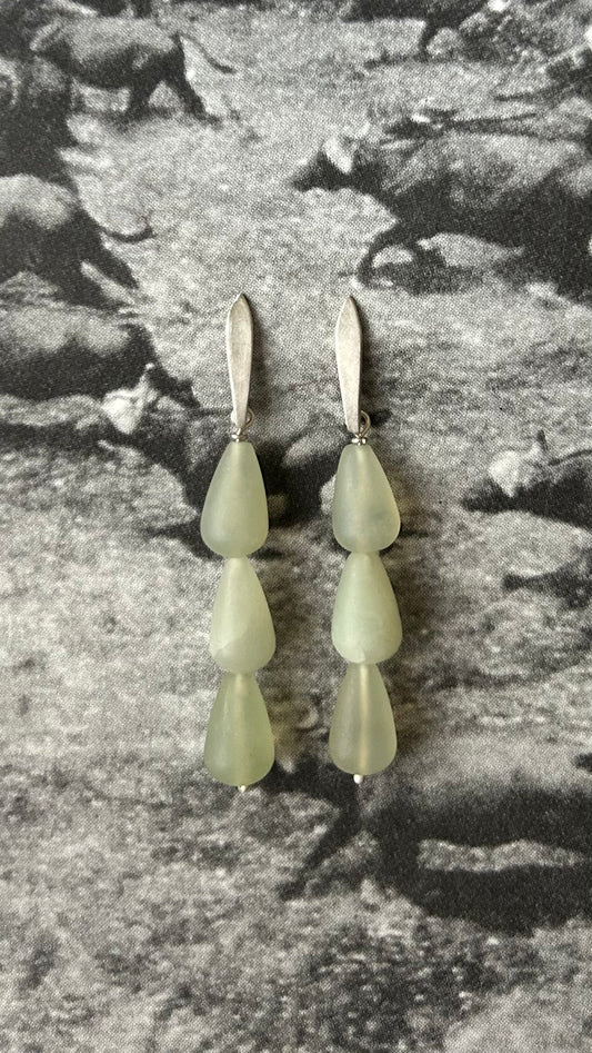 Three drops earrings